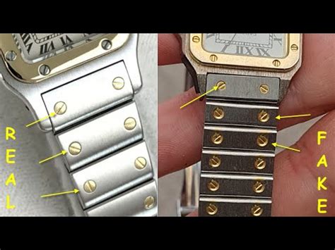 cartier fakes|cartier watch vs real.